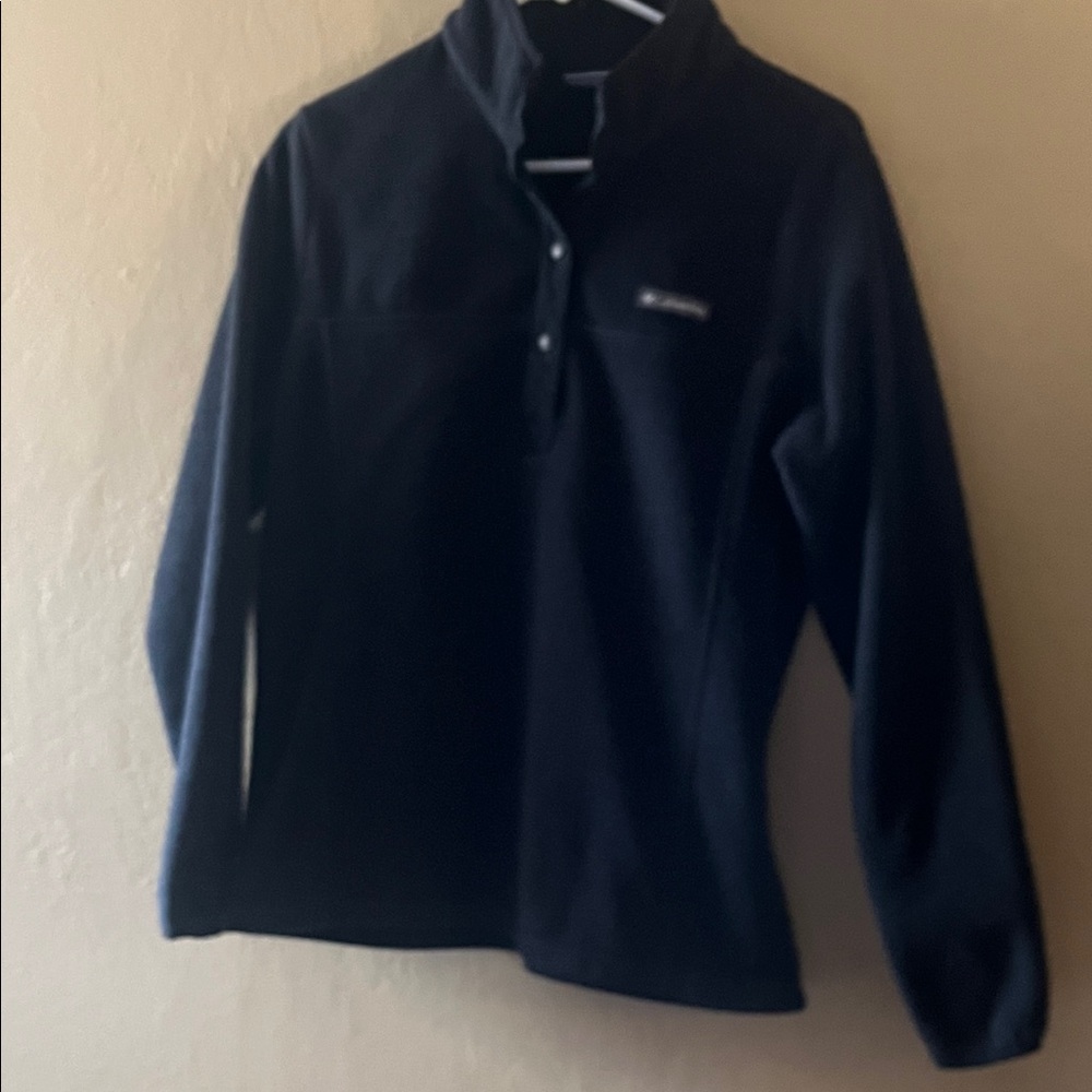 Columbia navy blue Pullover Fleece Jacket